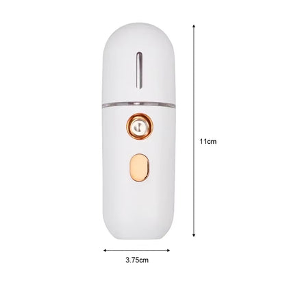 Facial Steamer Device Beauty Spray Hydrating Apparatus Rechargeable Mini Portable Humidifier
