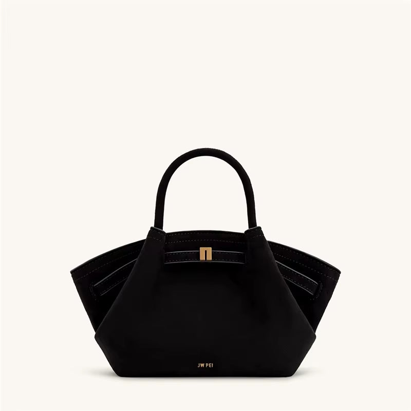 2025New Women'S Canvas Brown Crossbody Shoulder Bag Mini Vegan Leather Tote Bag Handbag Dumpling Bag High Quality Leather