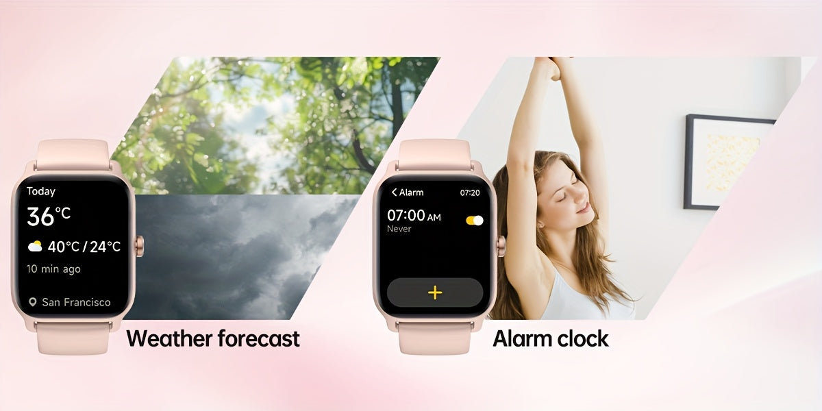 1pc FAWEIO 1.8 Inch Smart Watch for Women & Men with 100+ Sport Modes, Answer/Make Calls, Fitness Activity Tracker, Pedometer, for iPhone And Android, Perfect Gift for Family And Friends, Suitable for Christmas Gifts Beauty World Shop
