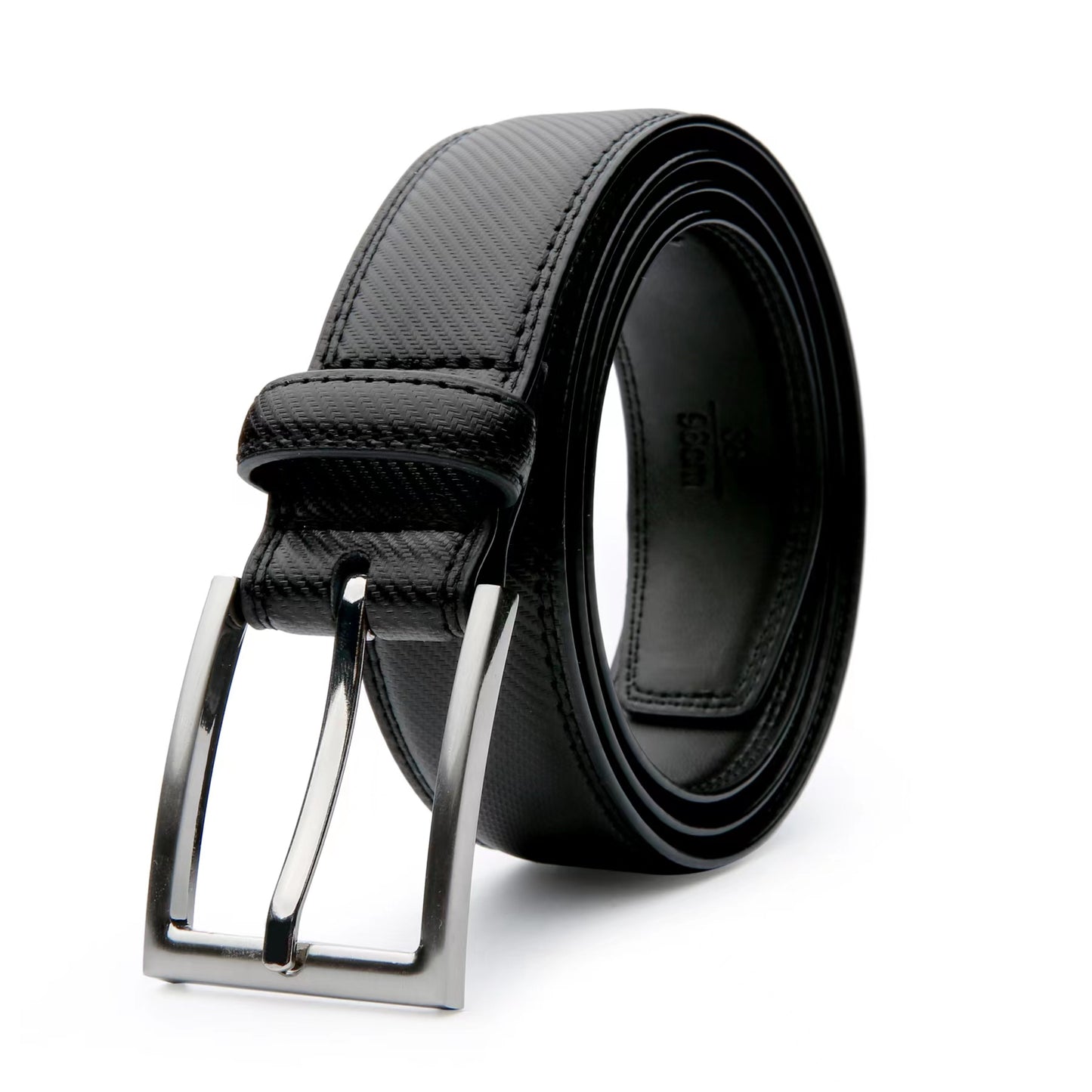 [Classic Men's Leather Belt] Classic & Fashion Men's Leather Belt | Single Prong Buckle for Jeans, Pants, Work & Business - Gift for Dad & Husband Beauty Fashion