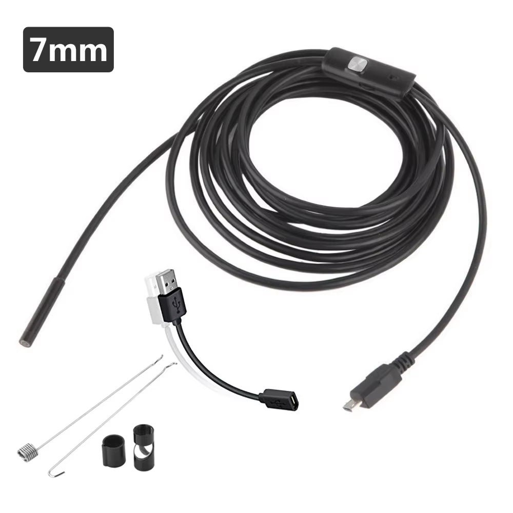 5.5/7Mm 480P Piping Sewer Usb Endoscope Inspection Micro Cameras for Cars Smartphone Android Tools Endoscope