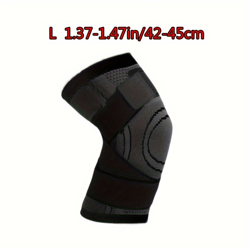 1pc Strap Knee Protector Sports Knee Support Adjustable Compression Breathable Joint Protection Sports Knee Protector Strap Compression Basketball Running Beauty Fashion