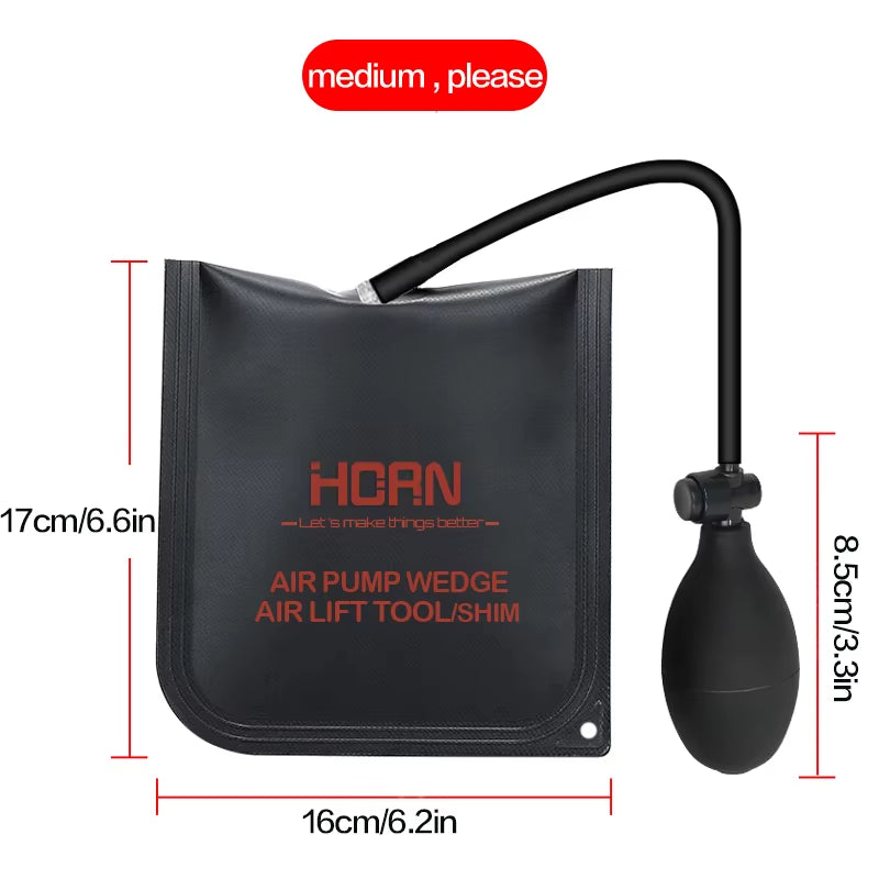 Air Pump Wedges Inflatable Airbag for Door Windows Car Powerful Installation Alignment Repair Tool Door Window Installation