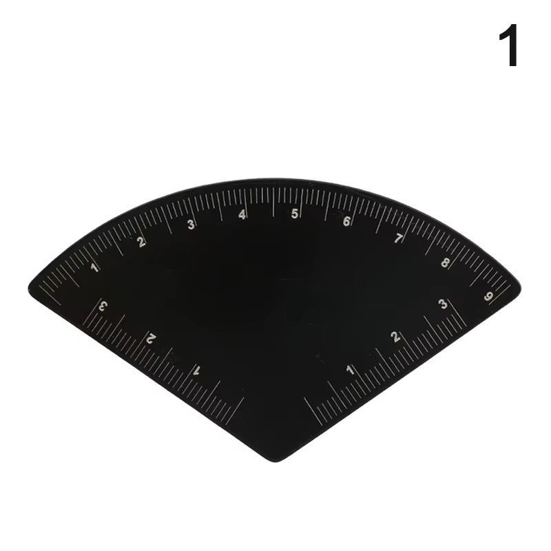 Aluminum Alloy Fast Drawing Eyebrow Design Ruler Microblading Mapping Tool Shaping Permanent Makeup Drawing Guide Ruler Tattoo