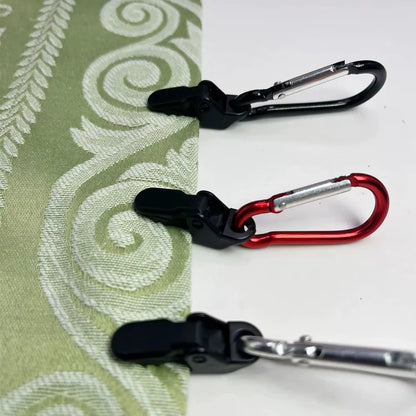 10 Pcs Windproof Clamp Set Survival Grommet Tent Clips Buckle Awning Tarp Fixed Outdoor Camping Tent Accessories Plastic Hook