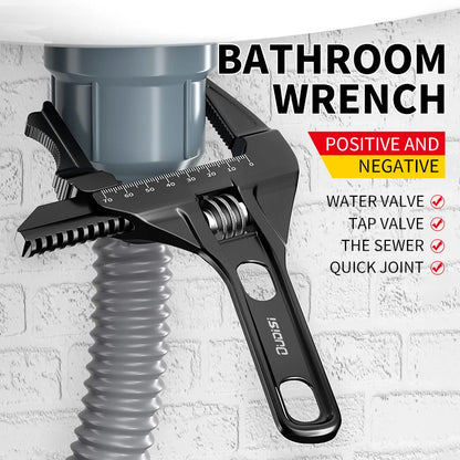 Multifunctional Wrench Manual Tool Bathroom Wrench Large Opening Adjustable Wrench Multifunctional Wrench Adjustable Wren