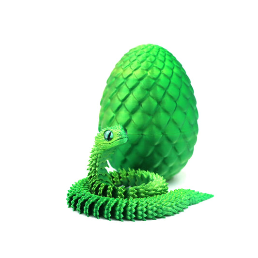 3D Printed Toys Home Decoration Desktop Decorations Anime Figures Articulating Home Decor Items 3D Printing Snake Eggs Rotating