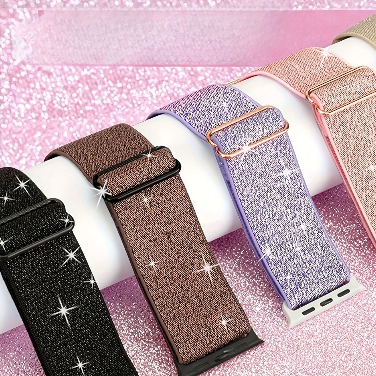 2pcs Nylon Bands Compatible With IWatch Bands 38mm 40mm 41mm 42mm 44mm 45mm 49mm For Women, Adjustable Braided Sport Bands For IWatch Series 9/8/7/6/SE/5/4/3/2/1 Beauty World Shop