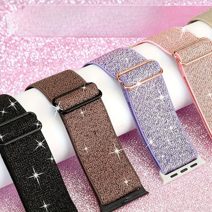 2pcs Nylon Bands Compatible With IWatch Bands 38mm 40mm 41mm 42mm 44mm 45mm 49mm For Women, Adjustable Braided Sport Bands For IWatch Series 9/8/7/6/SE/5/4/3/2/1 Beauty World Shop