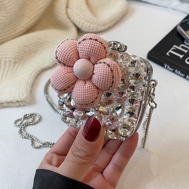 Fashion Mini Bags for Women Luxury Designer Evening Bag Female Wedding Party Bag Ladeis Chains Crossbody Bags Small Shoulder Sac