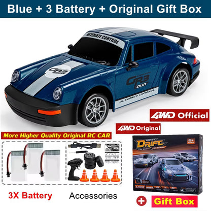 New  Remote Control Drift Car Full Size 1:24 Mini Remote Control Racing Car Model 2.4G Radio High Speed RC Car Boy Toy Gift