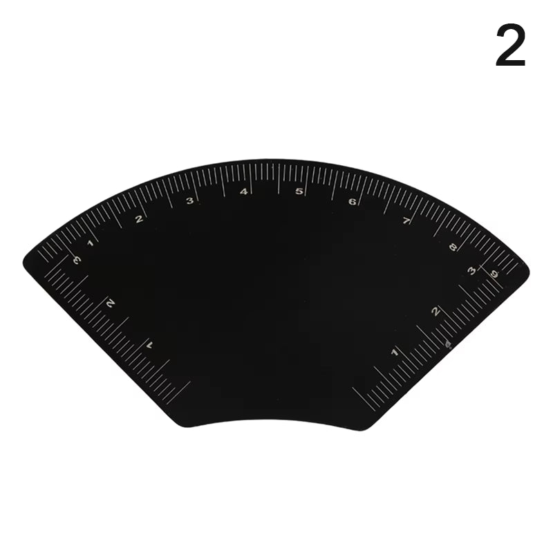 Aluminum Alloy Fast Drawing Eyebrow Design Ruler Microblading Mapping Tool Shaping Permanent Makeup Drawing Guide Ruler Tattoo