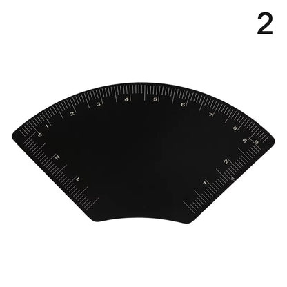 Aluminum Alloy Fast Drawing Eyebrow Design Ruler Microblading Mapping Tool Shaping Permanent Makeup Drawing Guide Ruler Tattoo