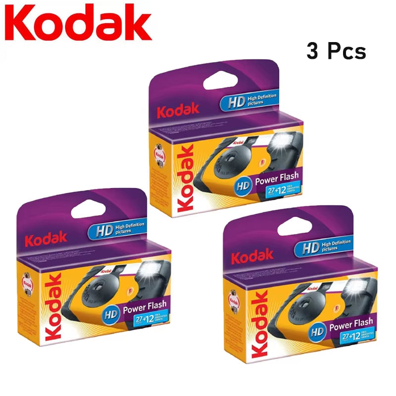 Original 1-5 Pcs  HD Power Flash 39 Photos  Film Camera ISO 800 One Time Disposable Film Camera Point and Shoot Camera