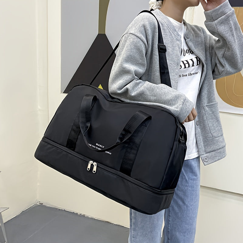 Versatile Carry-On Duffle Bag with Large Capacity and Lightweight Design - Perfect for Travel, Sports, and More Beauty Fashion