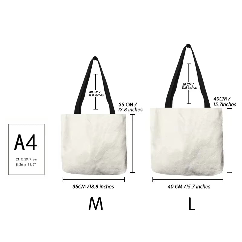 Personal Customize Women Tote Bag Linen Canvas Bag with Print Logo Custom Your Pictures Shopping Bags DIY Business Gift
