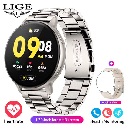 2025 Smart Watch Women Bluetooth Call Custom Dials Watches Blood Oxygen Monitor Sport Men Smartwatch Ladies for Android IOS