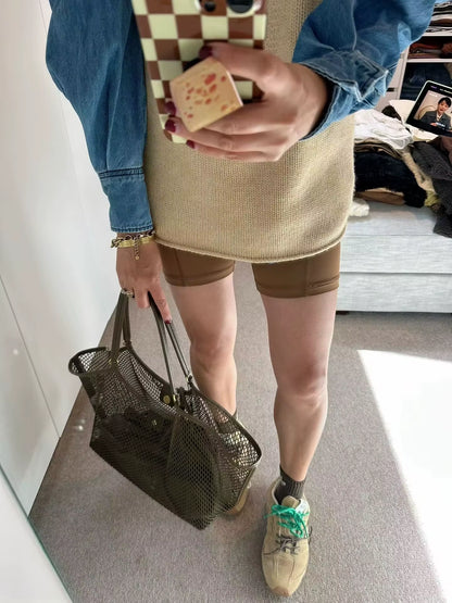 NEW PU Leather Wing Tote Bag Roomy Cluth Bag Large Capacity Buckle Woman Luxury Designer Travel Luggage Bag Shopper Handbag