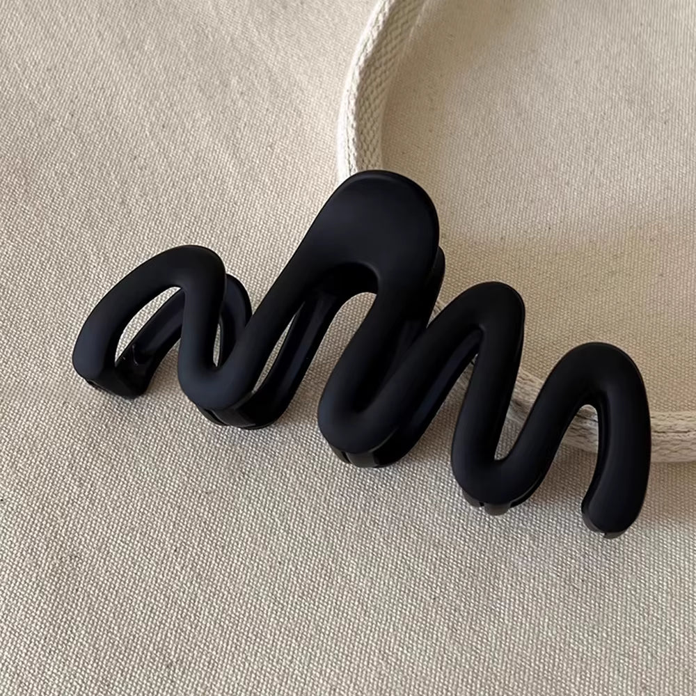 New Korean Matte Large Bow Hair Clip Women Temperament Fashion Advanced Sense of New Shark Clip Girls Hair Accessories
