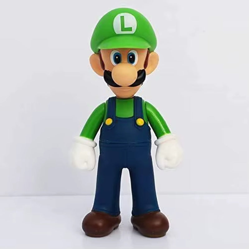 Super Mario Bros Dolls Yoshi Princess Peach Toad Anime PVC Action Figure Toys Mario Luigi Decoration Model Kids Toys Gifts