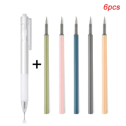 5pcs/set 6pcs/set Art Utility Knife Pen Knife Cut Stickers Scrapbooking Cutting Tool Express Box Knife School Supplies DIY Craft Supplies Beauty Fashion