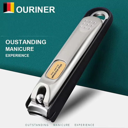 Nail Trimmer Pedicure Scissor Nail Clippers Stainless Steel anti Splash Fingernail Cutter Manicure Tools Bionics Design
