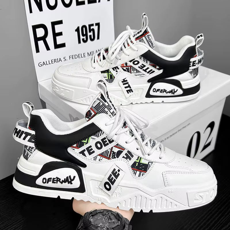 Men'S Casual Sneakers Mesh Breathable Fashionable Lace up Running Shoes 2025 Walking Daily Sneakers Jogging Training Footwear