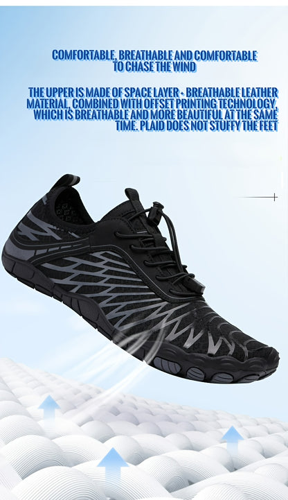 Men's Quick-Dry Barefoot Shoes, Lightweight Non-slip Sport Shoes, Perfect For Hiking, Fitness, And Swimming