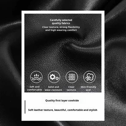 Men'S Casual Shoes Spring Autumn Depressurized Breathable Lacefree Leather Shoes Super Soft and Wear-Resistant Men'S Board Shoes
