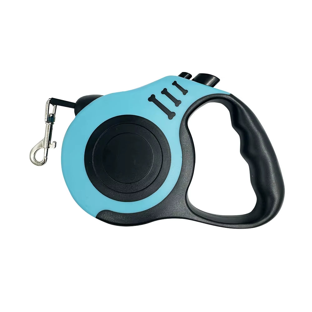 3M/5Metre Dog Leash Walking Automatic Pet Collar ABS Case Nylon Rope Dog Harness Dog Footprint Puppy Dog Footprints Keychain