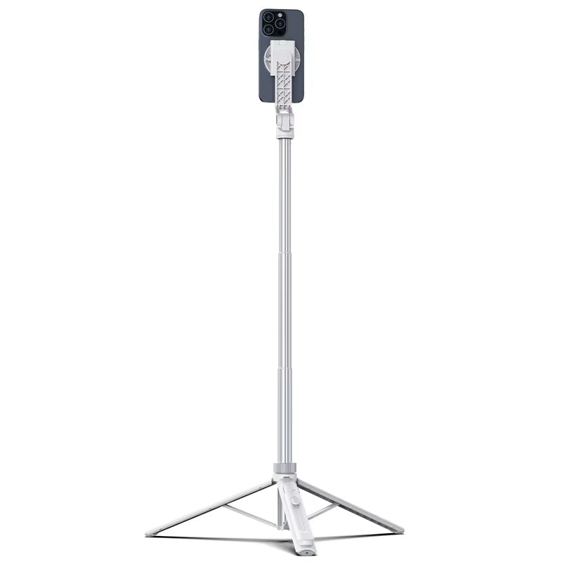 TT88 Overhead Selfie Stick 1.44M with Magsafe Clamp Photograph Tripod for Phone Livestreaming Vlog with Remote Control