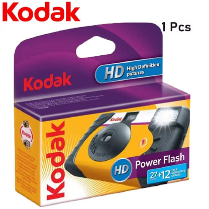 Original 1-5 Pcs  HD Power Flash 39 Photos  Film Camera ISO 800 One Time Disposable Film Camera Point and Shoot Camera