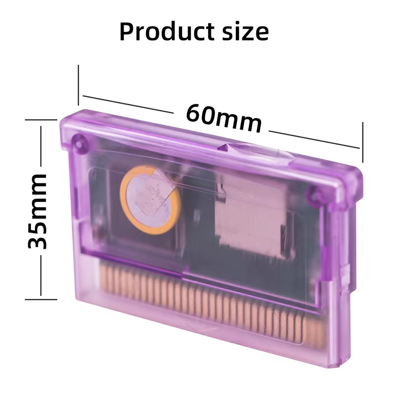 SCFW V1.5 Mini SC Card 1000+ in 1 Flash GBA Card for GBA GBC GB NES with Adapter with 8G TF Card Game Console Accessories
