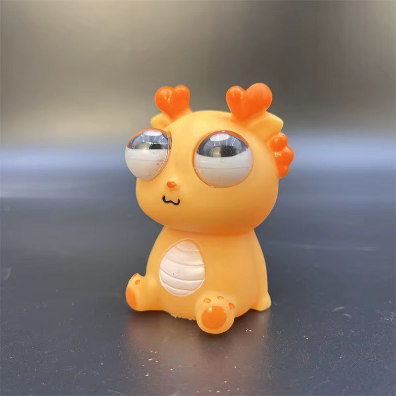 Creative Explosive Eye Dragon Dinosaur Decompression Toy Squeezing Joy Squeezing Staring Eye Funny Release Animal Sensory Toys