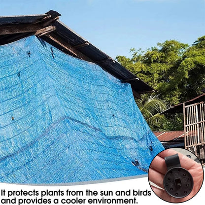 10/20/50100Pcs Awning Plastic Clips Outdoor Shade Cloth Net Clip Camping Garden Tool Buildings Fence Net Fix Clamp Awning Hook