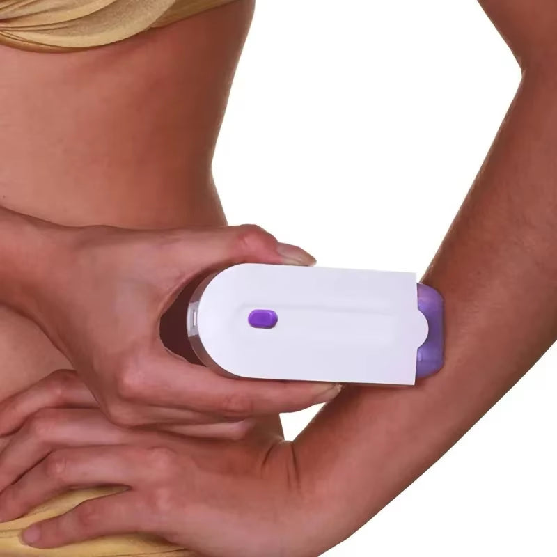 Ladies' Body Blue-Light Epilator Inductionshaver Hair Remover Tool Rotary Electric Automatic Face Leg Bikini Lip Depilator