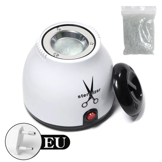 YIKOOLIN 100W Nail Tool Sterilizer Pot High Temperature to Clean Nail Tool Disinfectant Jar Tweezer Disinfectant Container