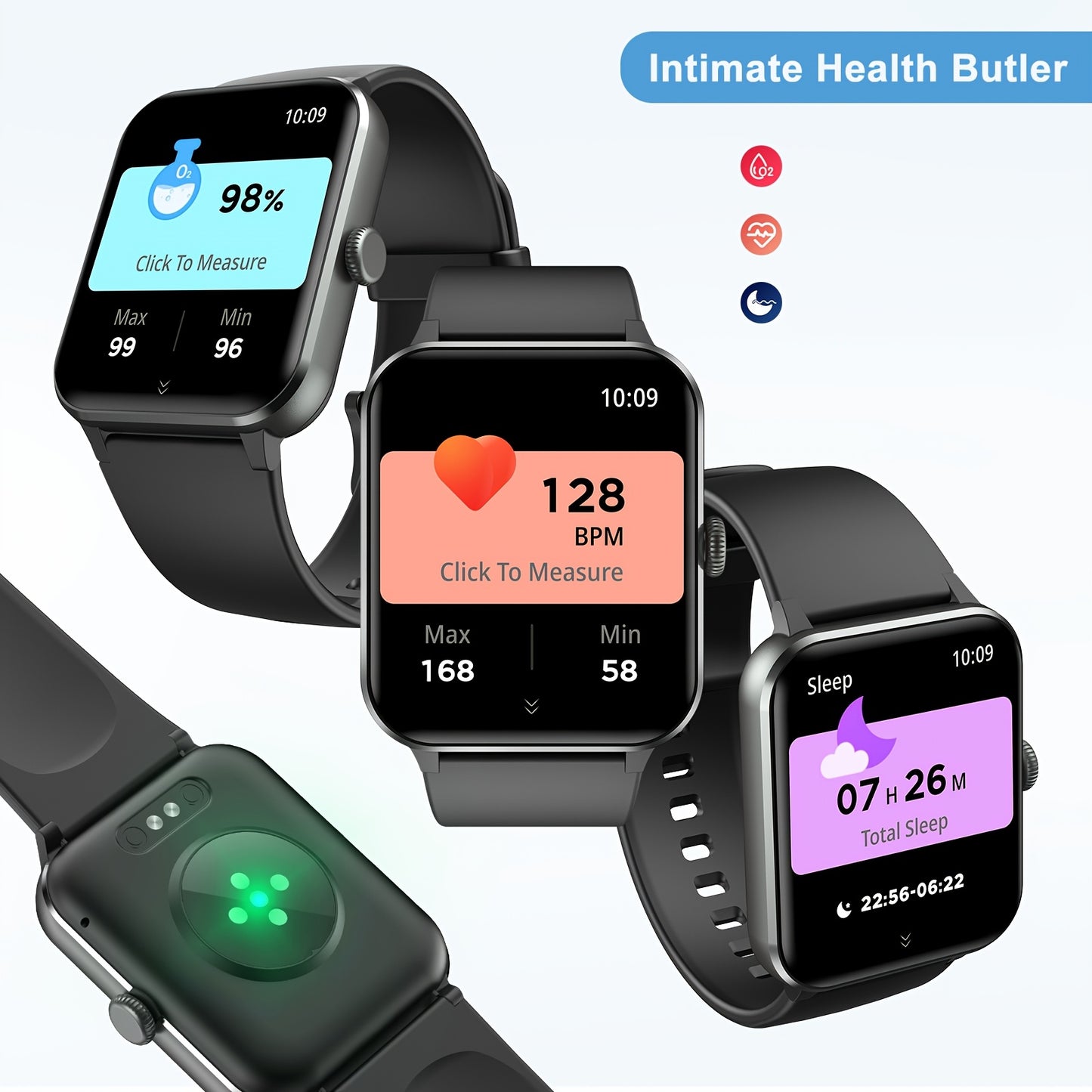 Smart Watch (Answer/Make Call), 1.85" Smart Watches for Men Women Waterproof, 100+ Sport Modes, Fitness Activity Tracker, Health Sleep Monitor, Pedometer, Smartwatch for Android iOS Beauty World Shop