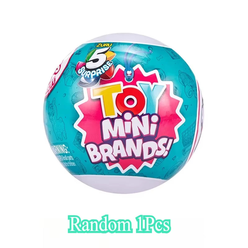 5 Surprise Toys My Mini Brands Toys Baby Ball Miniature Toy Blind Boxes Suitable for Children from 3 to 14 Years Old Gifts