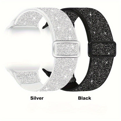 2pcs Nylon Bands Compatible With IWatch Bands 38mm 40mm 41mm 42mm 44mm 45mm 49mm For Women, Adjustable Braided Sport Bands For IWatch Series 9/8/7/6/SE/5/4/3/2/1 Beauty World Shop