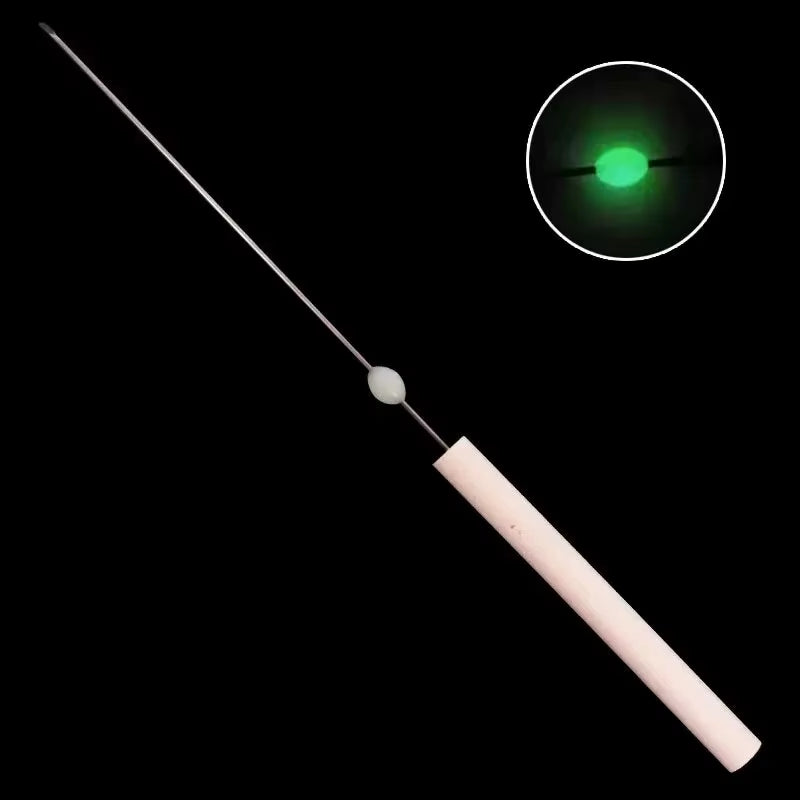 Fishing Bait Needle Worm Baiting Gas Needle Fast Penetrate Earthworm Hooking Needle Pins Hollow Gas Needle Bait Needle Tool