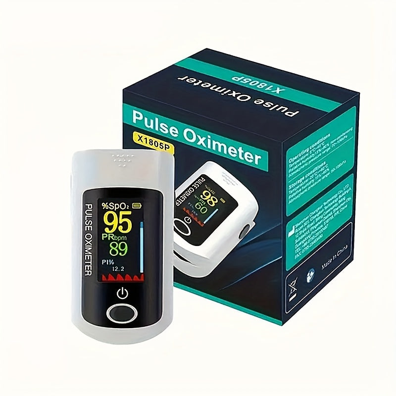CHANG KUN Digital Fingertip Pulse Oximeter With Blood Oxygen Sensor, Monitor SpO2 And Heart Pulse Rate And Perfusion Index For Home Use Or Sport Battery Powered Beauty World Shop