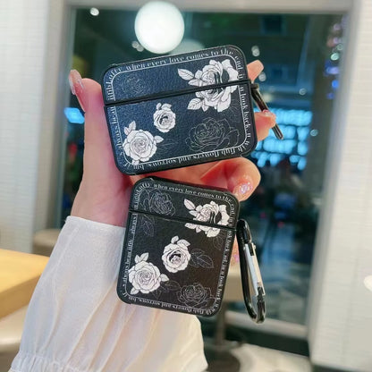 French Vintage Flower for Airpods Pro3 Protective Case Generation, Suitable for Apple Wireless Bluetooth Earphones Case