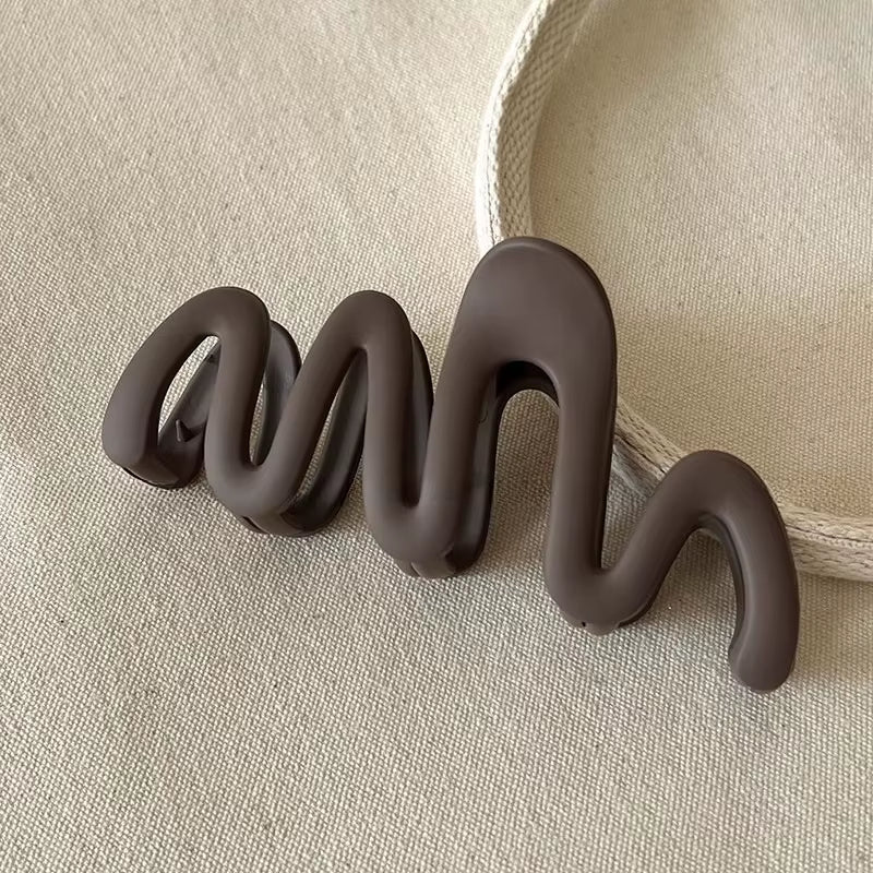 New Korean Matte Large Bow Hair Clip Women Temperament Fashion Advanced Sense of New Shark Clip Girls Hair Accessories