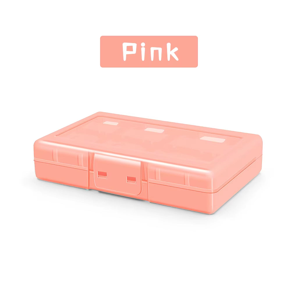 With Logo 24 in 1 Game Card Hard Case for Nintendo Switch Oled Portable Storage Box Ns Lite Protective Cover Travel Accessories