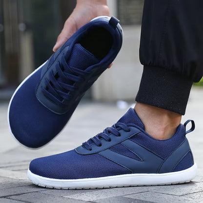 Mesh Barefoot Shoes Men'S Wide Toe Minimalist Sneakers Lightweight Breathable Casual Shoes Designer Running Shoe Casual Sneakers