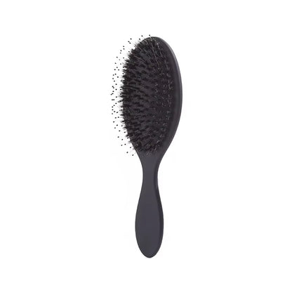 Salon Boar Bristle Hair Extension Brush Hairdressing Detangling Brush Combs Head Scalp Massager Brush Comb anti Static Hair Comb