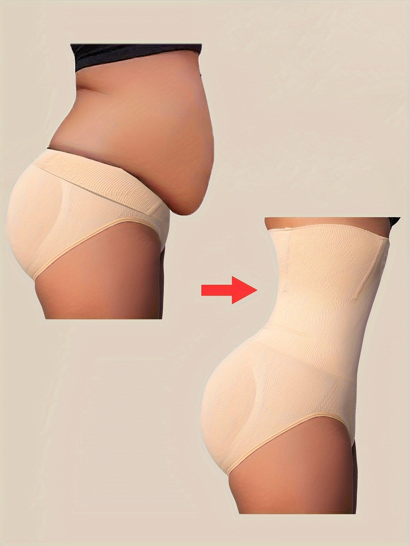 [Shaping Panties] 1 Pcs High Waist Shaping Panties | Waist Trainer Body Shaper Tummy Sheath Woman Flat Belly Control Panties Hip Butt Lifter Briefs Panty Women Underwear Shapewear Beauty Fashion