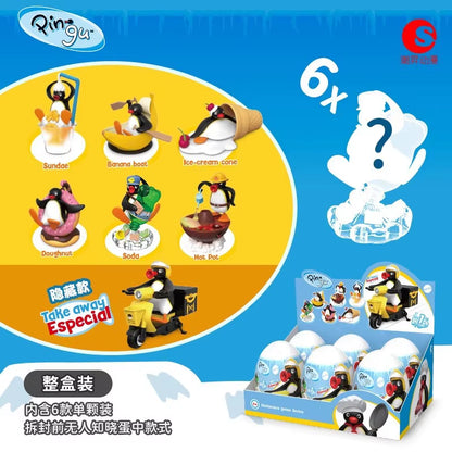 Anime Pingu Gashapon Blind Box Cute Surprise Mystery Boxes Figures Model Toys Cartoon Kawaii Desktop Decor Accessories Kid Gift