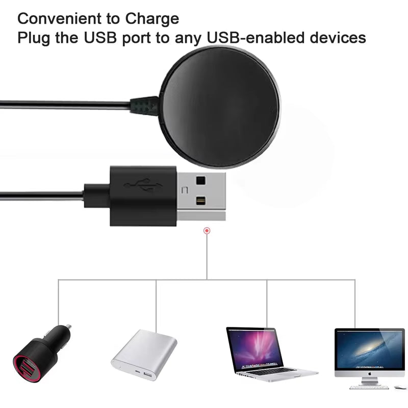 USB Type C PD Cable Charger for Samsung Galaxy Watch 6/5/Pro/4/3 41Mm 45Mm Active 2 40Mm 44Mm Watch6 Classic 43Mm 47Mm 42Mm 46Mm